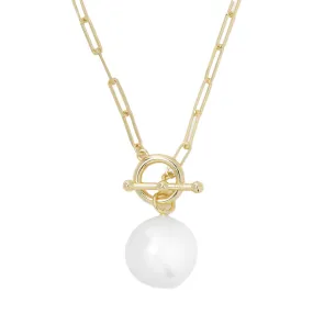 MELINDA MARIA | Life's A Ball Pearl Pendant Necklace