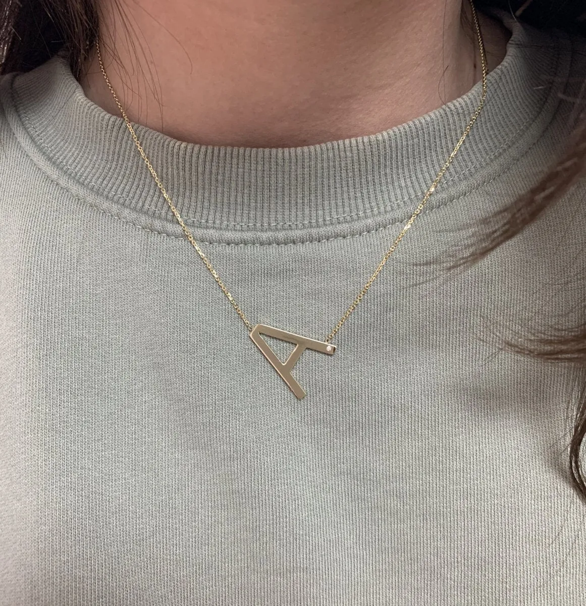 Mighty Letter Necklace