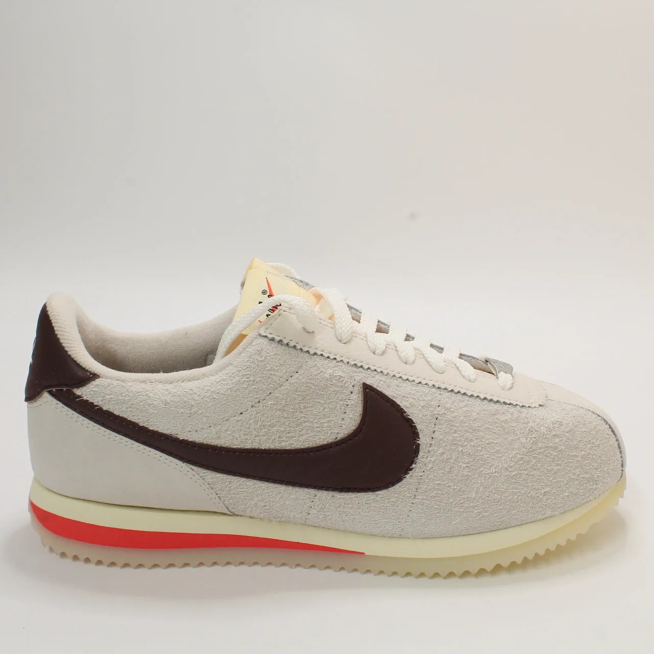 Nike Cortez Sail Earth Light Orewood Metallic Silver Uk Size 5.5