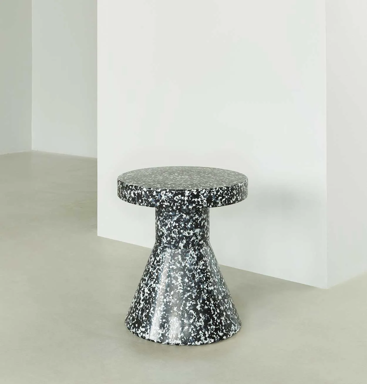 Normann Copenhagen Bit Stool Cone in Black/White