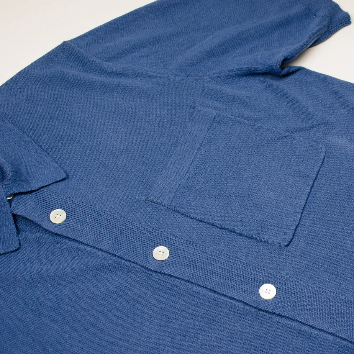 Norse Projects - Rollo Cotton Linen Shirt - Calcite Blue