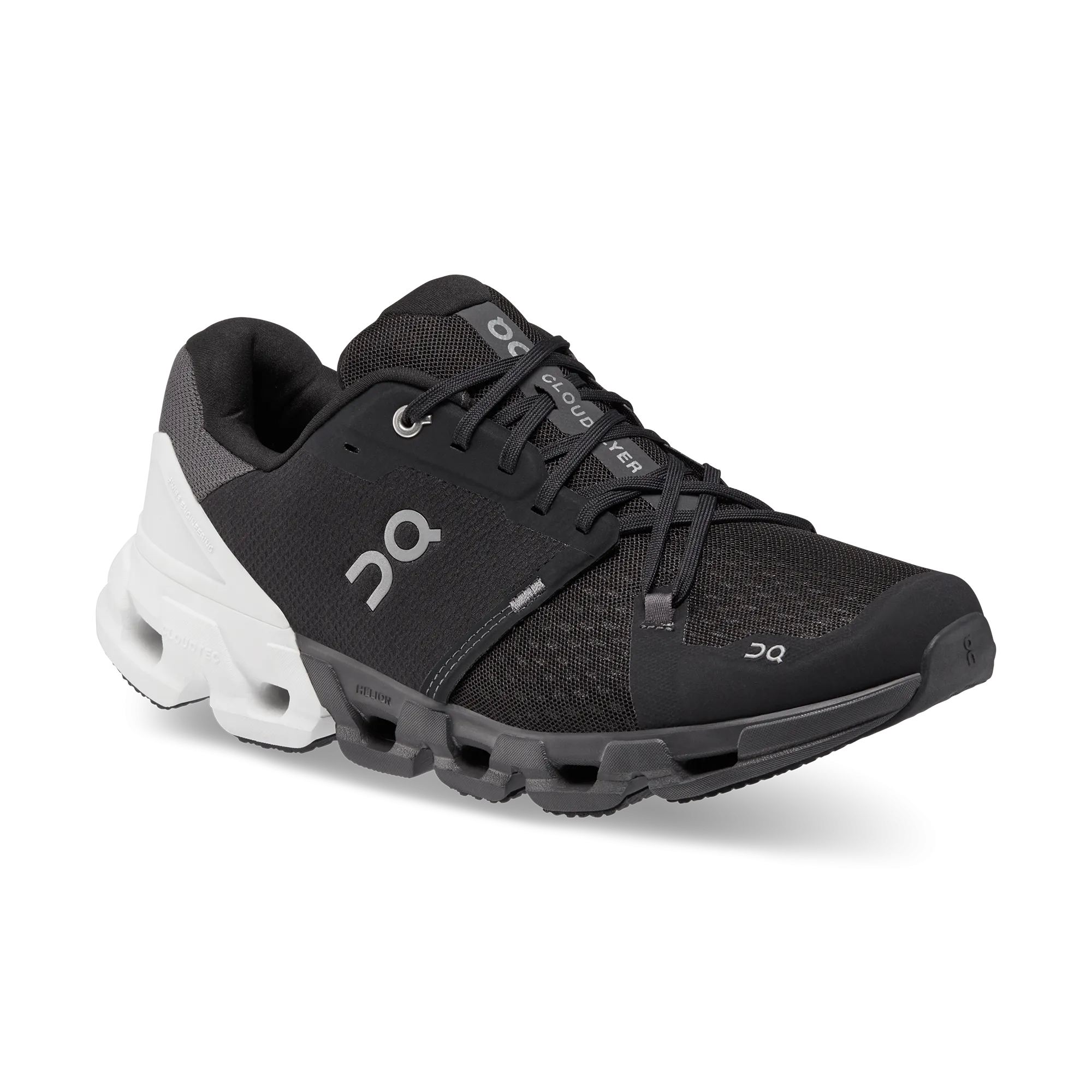 On Running Women's Cloudflyer 4 Wide Shoes - Black / White