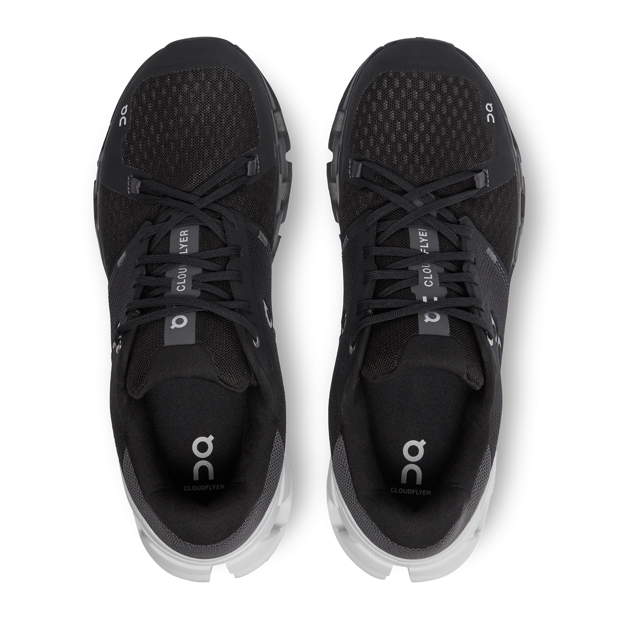 On Running Women's Cloudflyer 4 Wide Shoes - Black / White