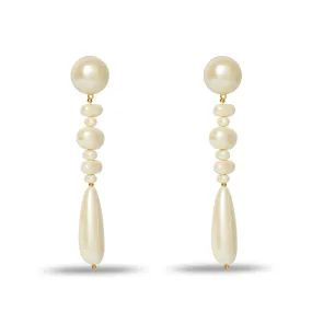 PEARL COPACABANA LINEAR EARRINGS