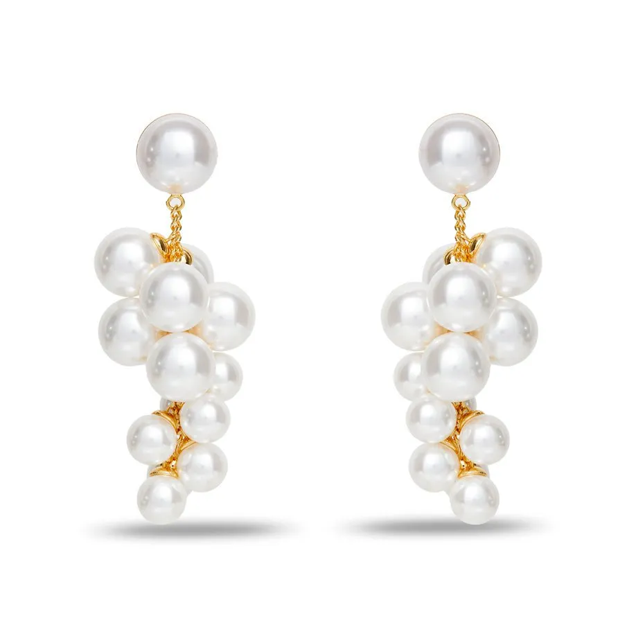 PEARL GRAPE EARRINGS