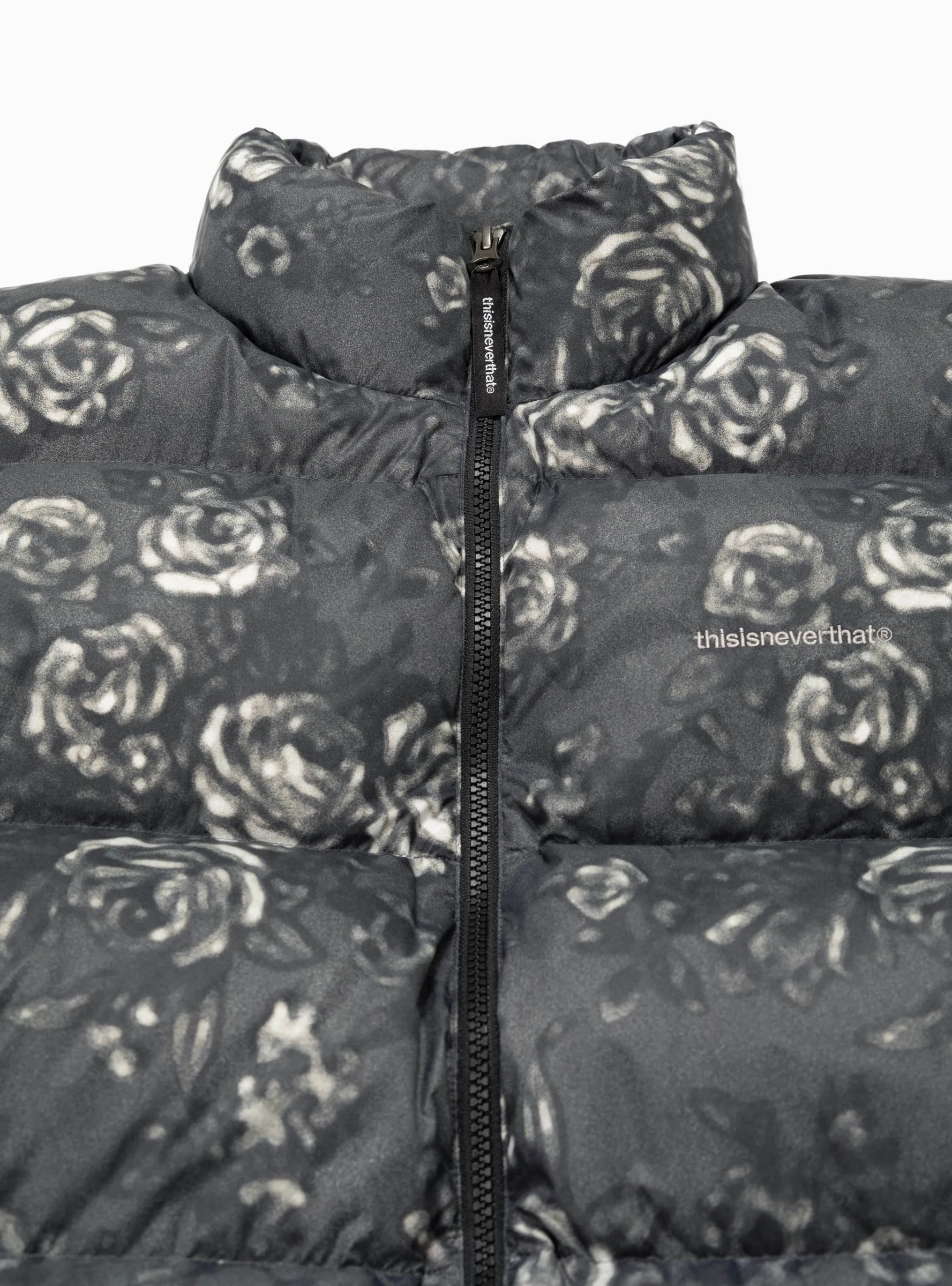 PERTEX T Down Jacket Black Floral