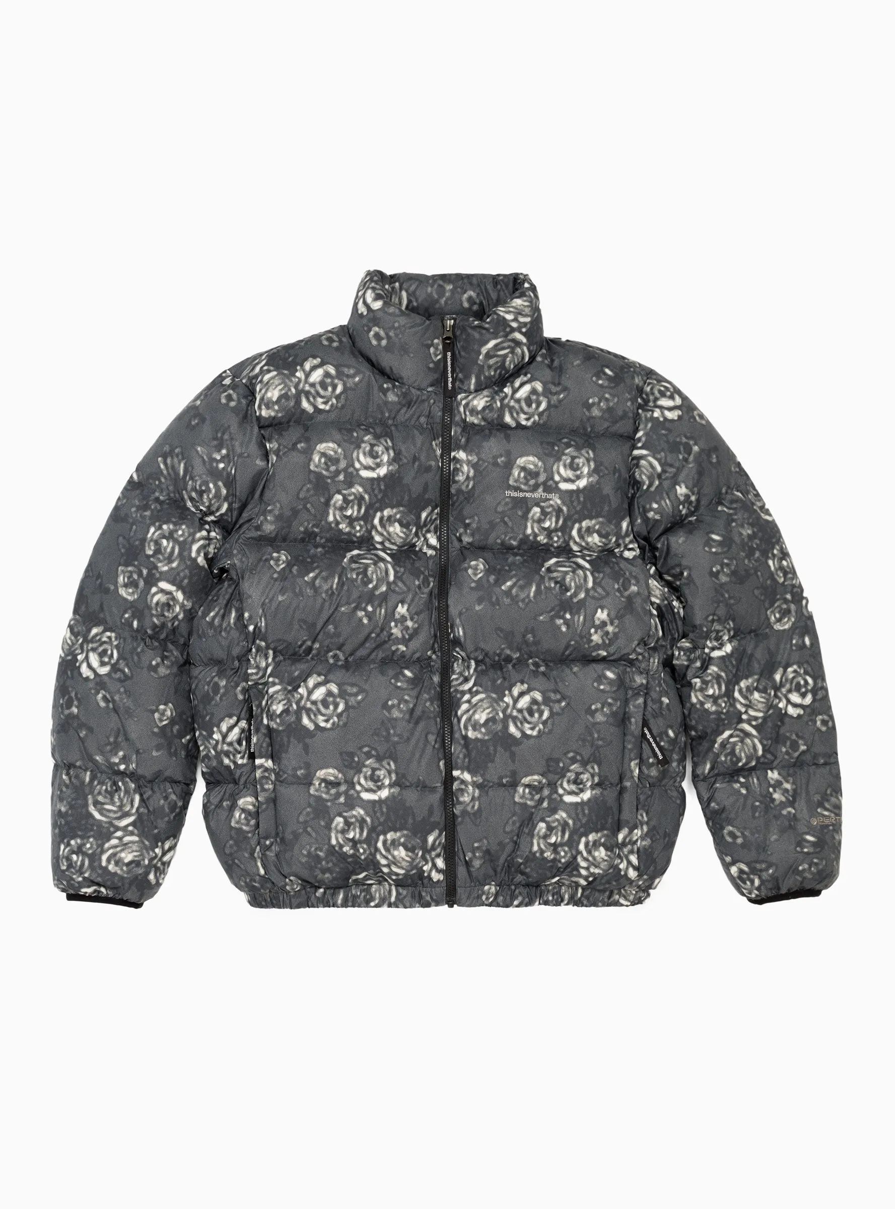 PERTEX T Down Jacket Black Floral