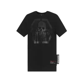 Philipp Plein Platinum Cut Round Neck Skull Men's T-Shirt