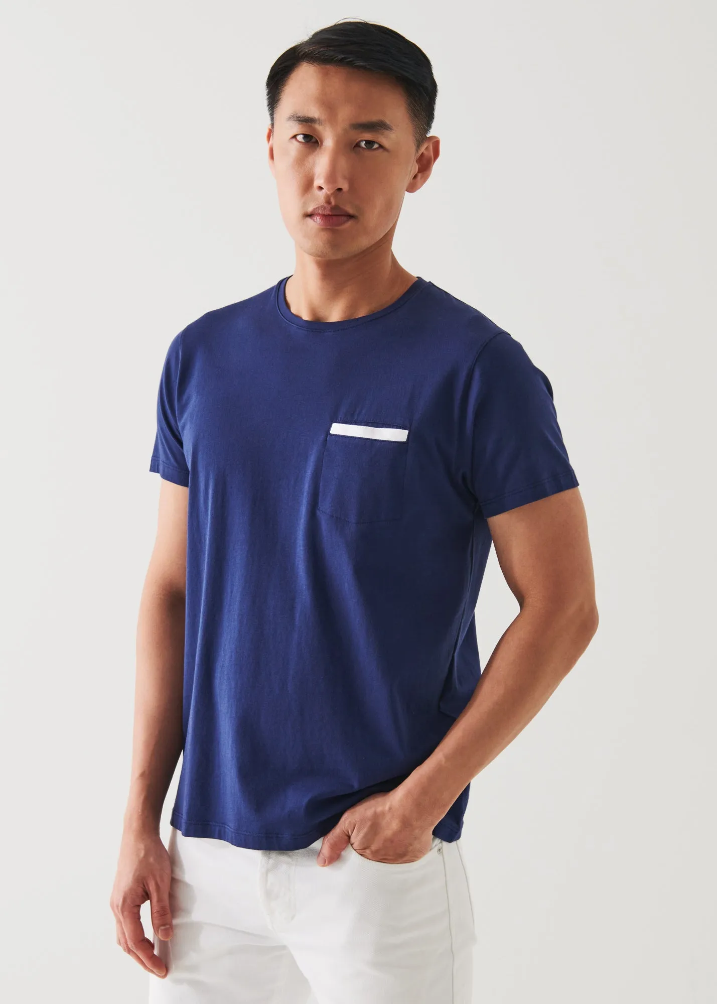 PIMA COTTON STRETCH POCKET T-SHIRT