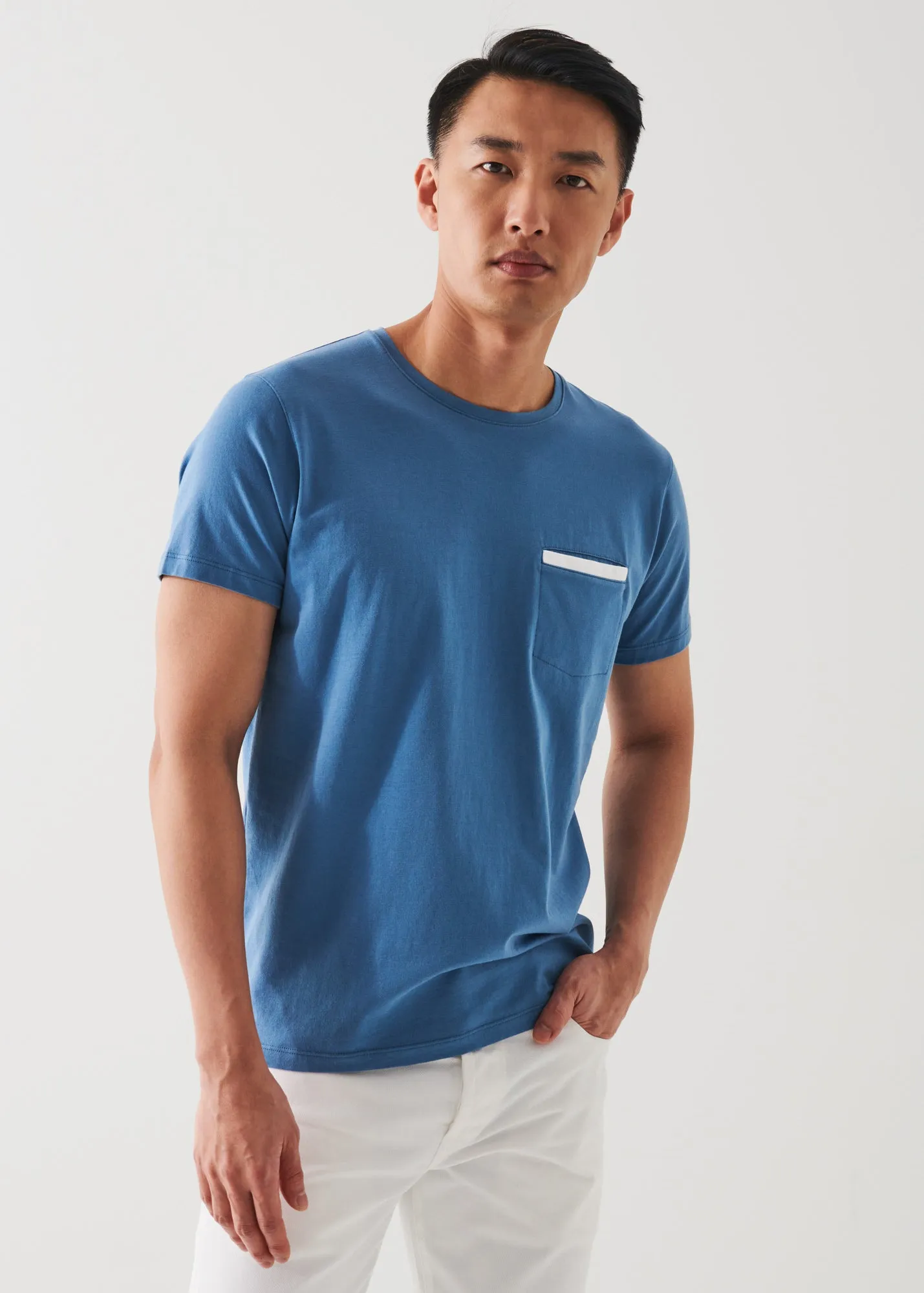 PIMA COTTON STRETCH POCKET T-SHIRT