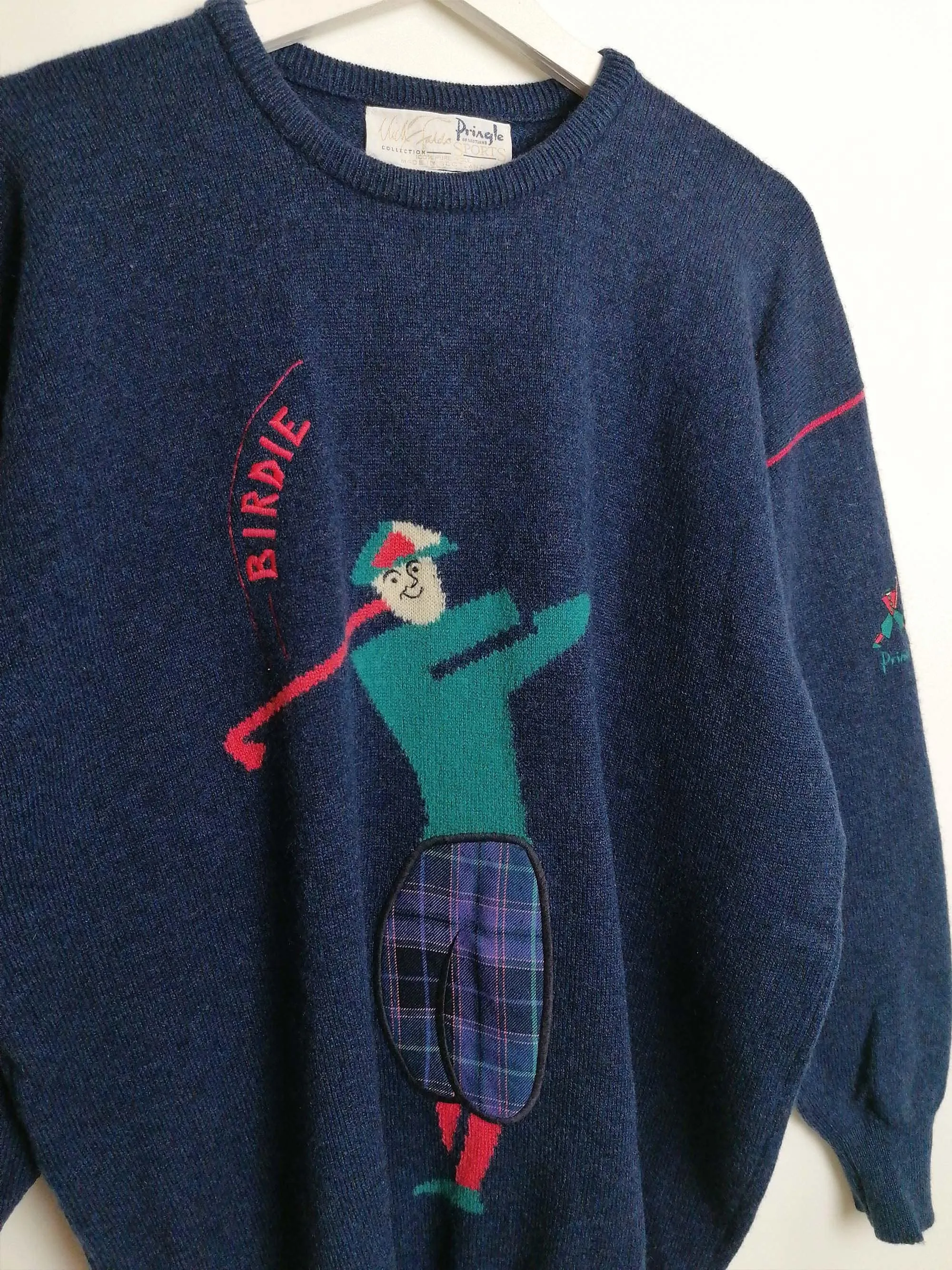 PRINGLE of SCOTLAND Novelty Sweater - size L