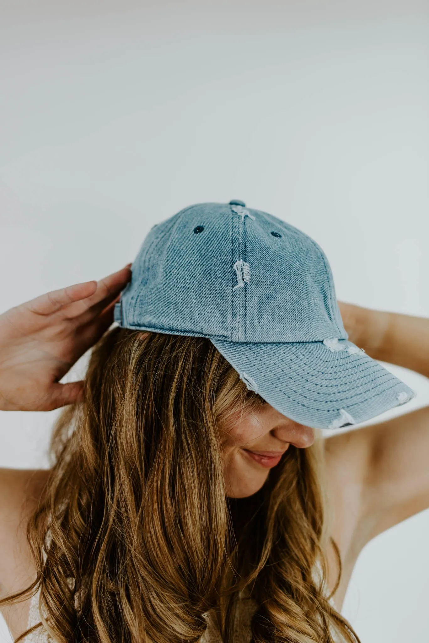 Shade Seeker Distressed Cotton Ball Cap