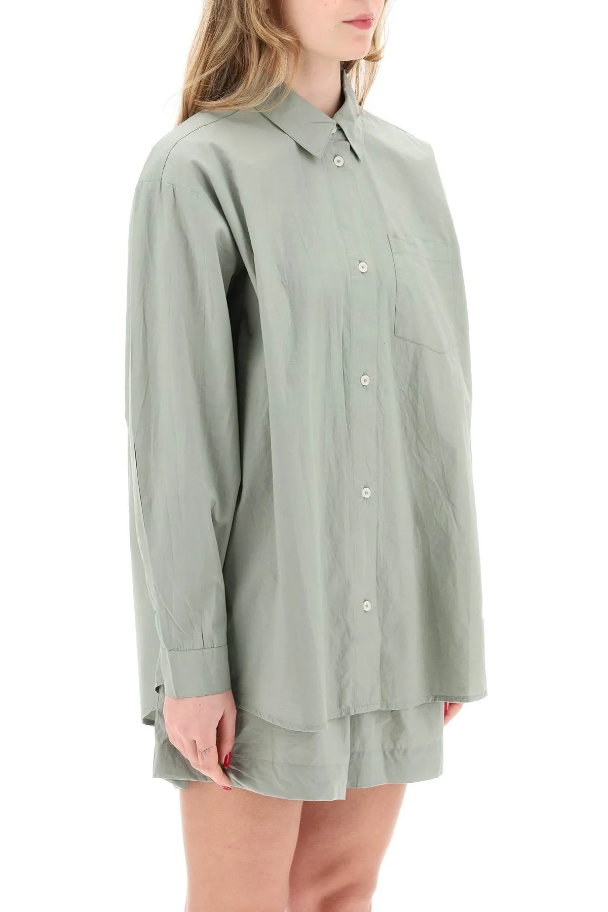 SKALL STUDIO oversized organic cotton edgar shirt