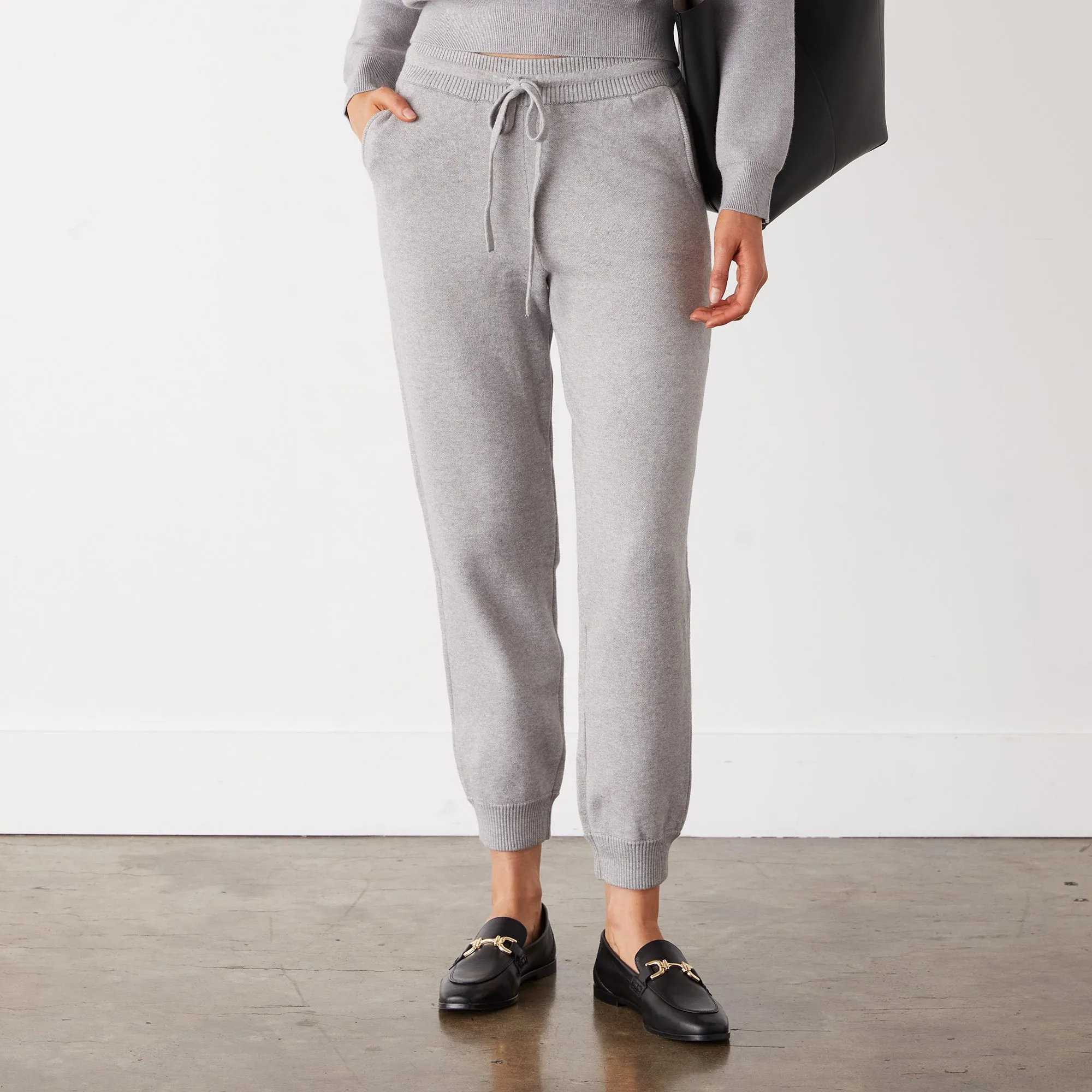 Soft Knit Cuffed Jogger