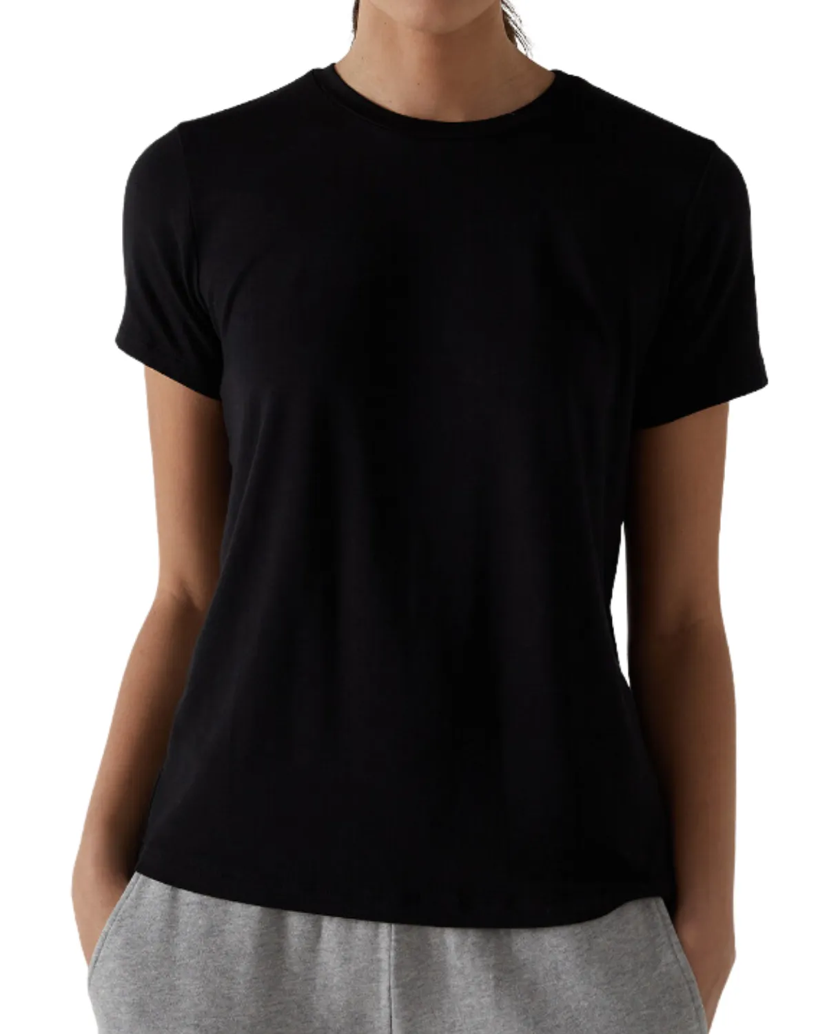 Solana Short Sleeve Tee (Black)