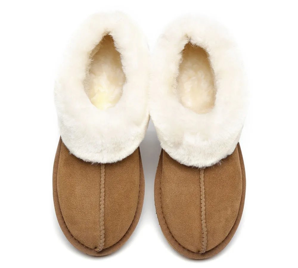 TARRAMARRA Premium Australian Sheepskin Ankle Unisex Slipper Homey