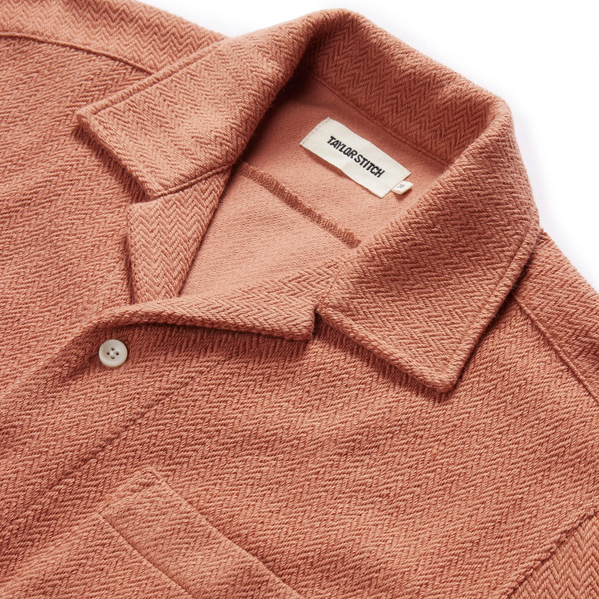 The Latigo Shirt in Copper Herringbone