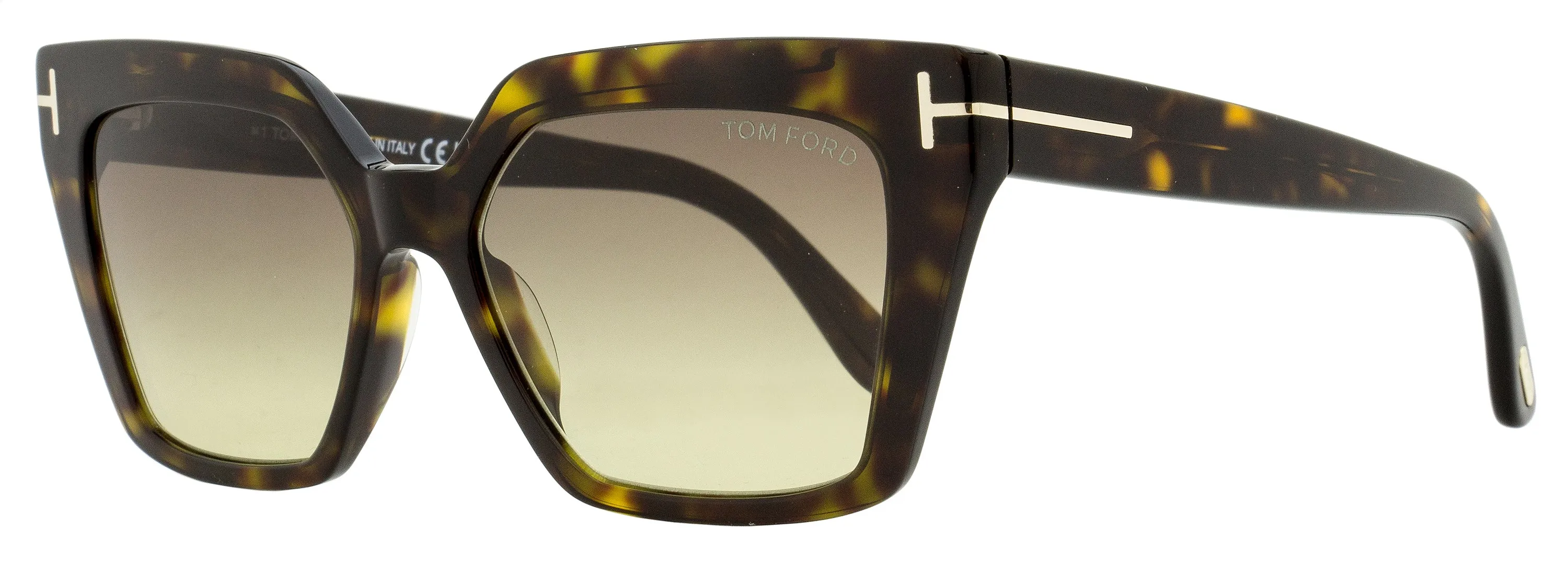 Tom Ford Women's Winona Sunglasses TF1030 52F Havana 53mm