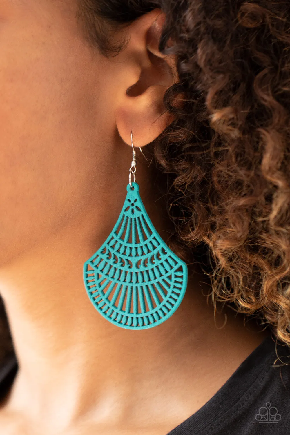 Tropical Tempest Blue-Earrings