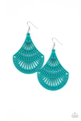 Tropical Tempest Blue-Earrings