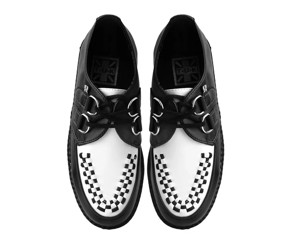 T.U.K BLACK/WHITE TUKSKIN VIVA II CREEPER