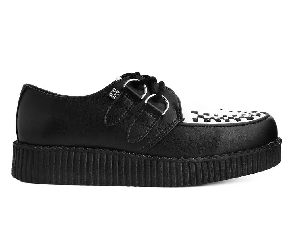 T.U.K BLACK/WHITE TUKSKIN VIVA II CREEPER