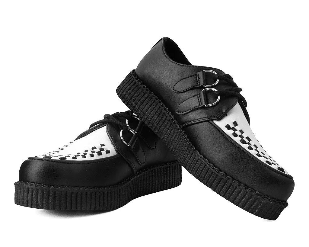 T.U.K BLACK/WHITE TUKSKIN VIVA II CREEPER