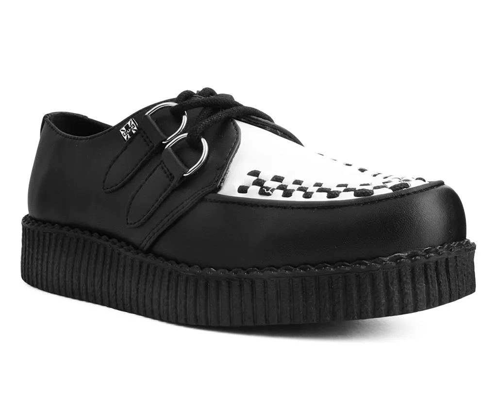 T.U.K BLACK/WHITE TUKSKIN VIVA II CREEPER