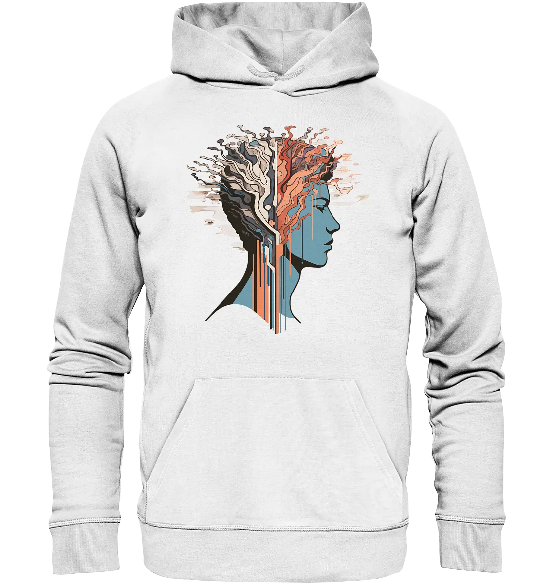 Unisex Bio-Hoodie mit Mental Health Motiv "Serotonin"