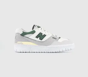 Womens New Balance BB550 Sea Salt Green Grey Trainers