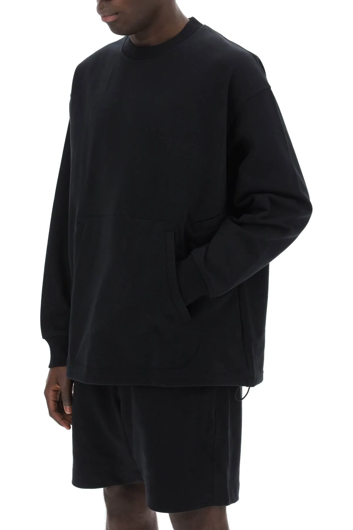 Y-3 oversized cotton blend sweat